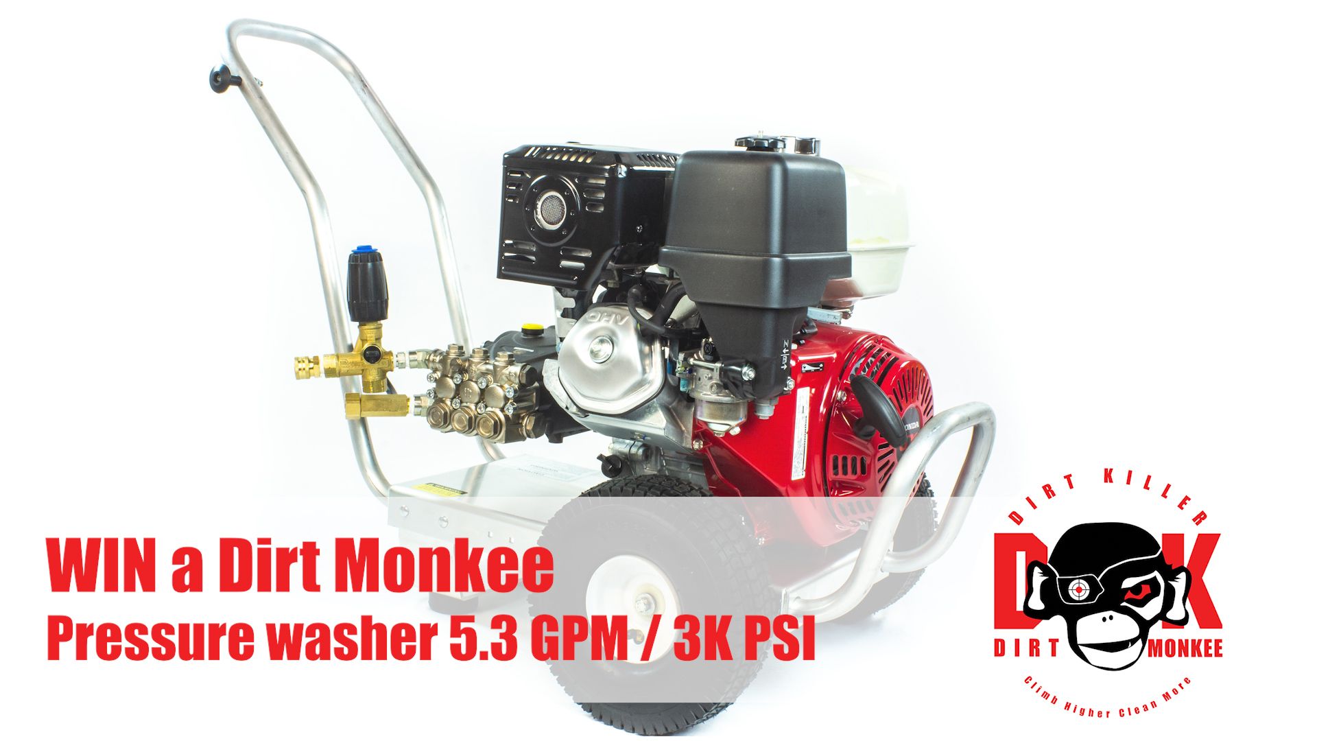 Dirt Monkee Sweepstakes Atlantic Pressure Washers Equipment sales, rentals & repairs